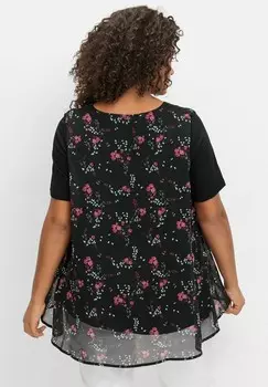 Блуза Sheego, черный