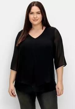 Блуза Sheego, черный