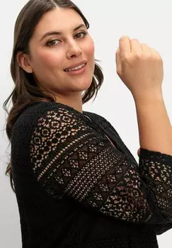 Блуза Sheego, черный