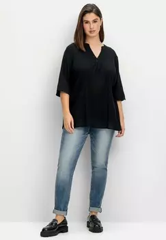 Блуза Sheego, черный