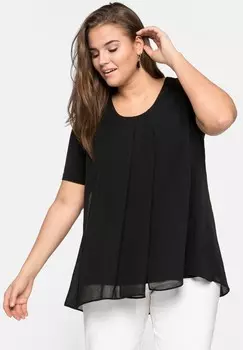 Блуза Sheego, черный