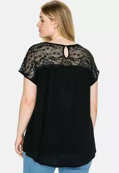 Блуза Sheego, черный