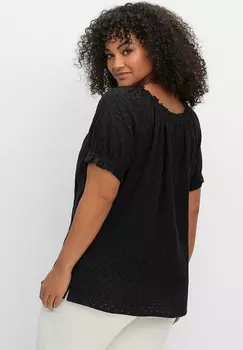 Блуза Sheego, черный