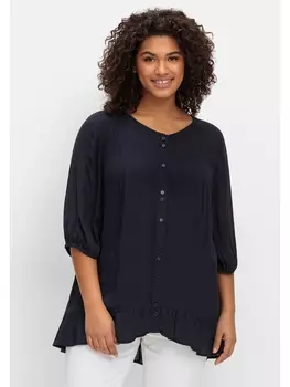 Блуза sheego, цвет tiefblau