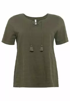 Блуза Sheego, хаки