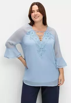 Блуза Sheego, светло-голубой