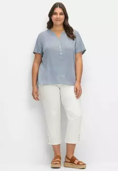 Блуза Sheego, светло-голубой