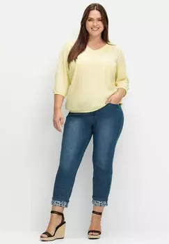 Блуза Sheego, светло-желтый