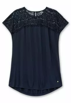 Блуза Sheego, темно-синий