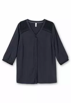 Блуза Sheego, темно-синий