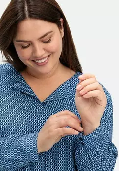 Блуза Sheego, темно-синий