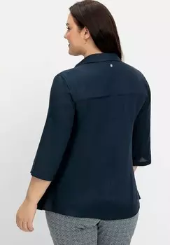 Блуза Sheego, темно-синий
