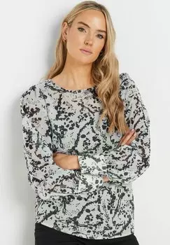 Блуза SHEER ABSTRACT Long Tall Sally, кремовый