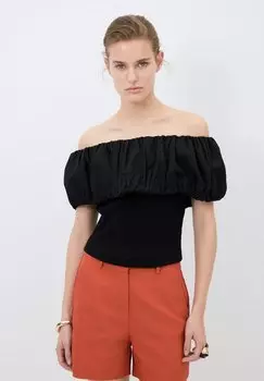 Блуза SHIRRED adL, черный