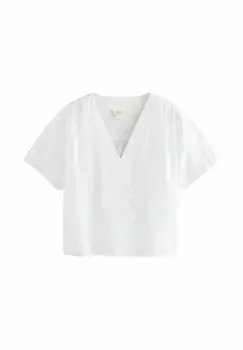 Блуза SHORT SLEEVE OVERHEAD Next, белый