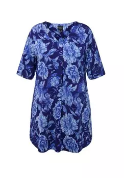 Блуза SHORT SLEEVE Ulla Popken, фиолетовый