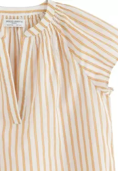 Блуза SHORT-SLEEVED Lindex, бежевый