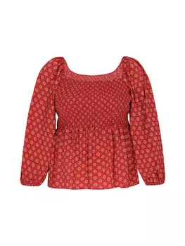 Блуза Sidona Plus Size Blouse, красный