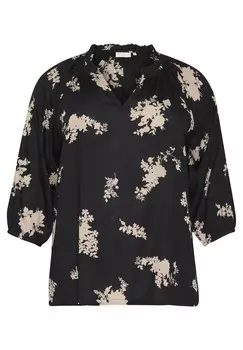 Блуза SIGRIDA Kaffe Curve, черный