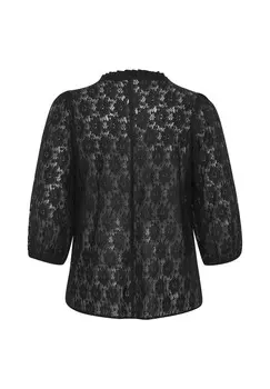 Блуза SILLA Kaffe Curve, черный