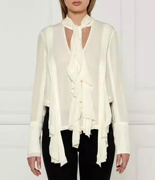 Блуза Silvian Heach Bizot Loose fit, экрю