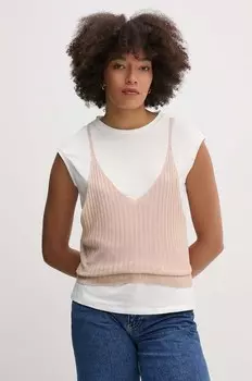 Блуза Sisley, бежевый