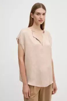 Блуза Sisley, бежевый