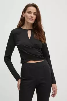 Блуза Sisley, черный