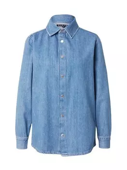 Блуза Sisley, синий деним