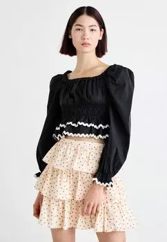 Блуза SKIPPER TRIM Sister Jane, черный