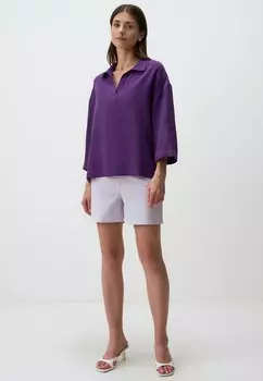 Блуза SLEEVE V-NECK Jimmy Key, темно-фиолетовый