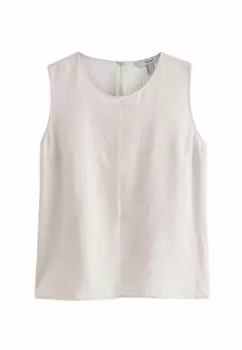 Блуза SLEEVELESS CRINKLE Next, цвет Mottled Beige