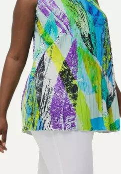 Блуза SLEEVELESS Ulla Popken, зеленый
