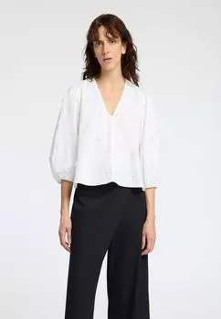 Блуза SLFGALIA Selected Femme, белый