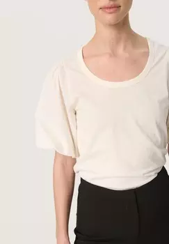 Блуза SLFILIPPA Soaked in Luxury, цвет Whisper White