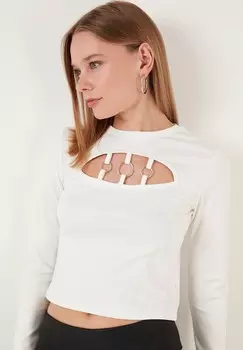 Блуза SLIM FIT LELA, белый