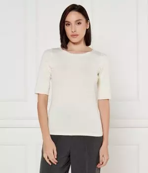 Блуза Slim fit Marc Cain, экрю