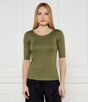 Блуза Slim fit Marc Cain, хаки