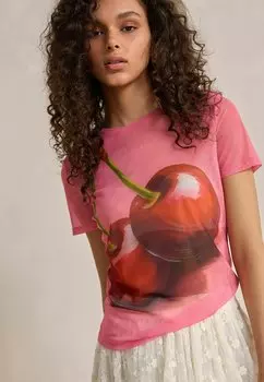Блуза SLIM FIT SHORT SLEEVE Next, розовый