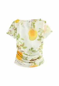 Блуза SLIM FIT SHORT SLEEVE Next, зеленый