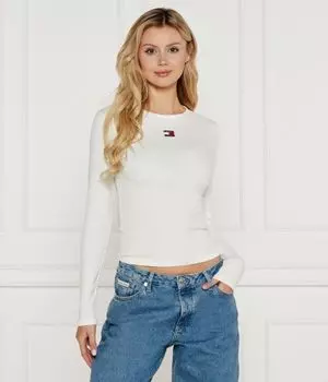Блуза Slim fit Tommy Jeans, белый