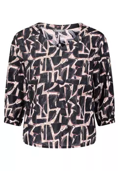 Блуза-Слип с принтом Betty & Co, коричневый