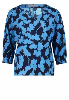 Блуза-Слип с принтом Betty & Co, синий