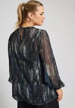 Блуза SNAKE Yours Clothing, синий