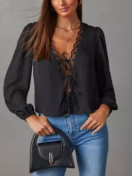 Блуза So You, черный