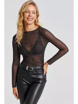 Блуза So You, черный