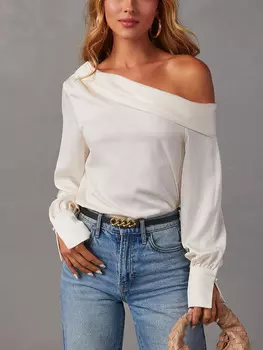 Блуза So You, кремовый