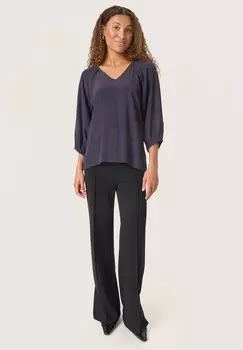 Блуза Soaked in Luxury, темно-синий