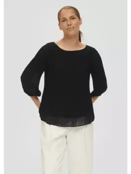 Блуза sOliver BLACK LABEL 3/4 Arm, черный
