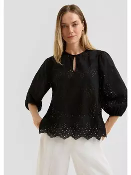 Блуза sOliver BLACK LABEL 3/4 Arm, черный